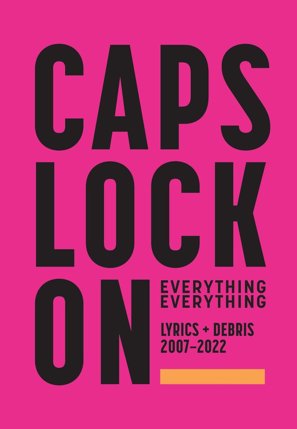 Cover: 9780571542147 | CAPS LOCK ON: Lyrics + Debris 2007-2022 | Buch | Englisch | 2022