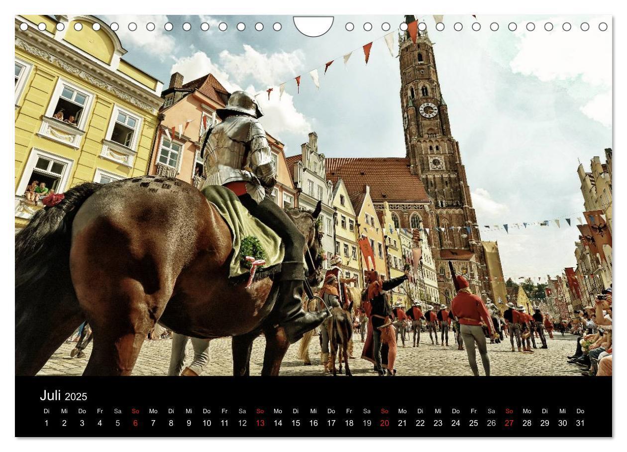 Bild: 9783435691821 | Landshut bei Tag und Nacht (Wandkalender 2025 DIN A4 quer),...