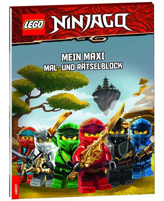 Cover: 9783960806288 | LEGO® NINJAGO® - Mein Maxi Mal- und Rätselblock | Taschenbuch | 160 S.