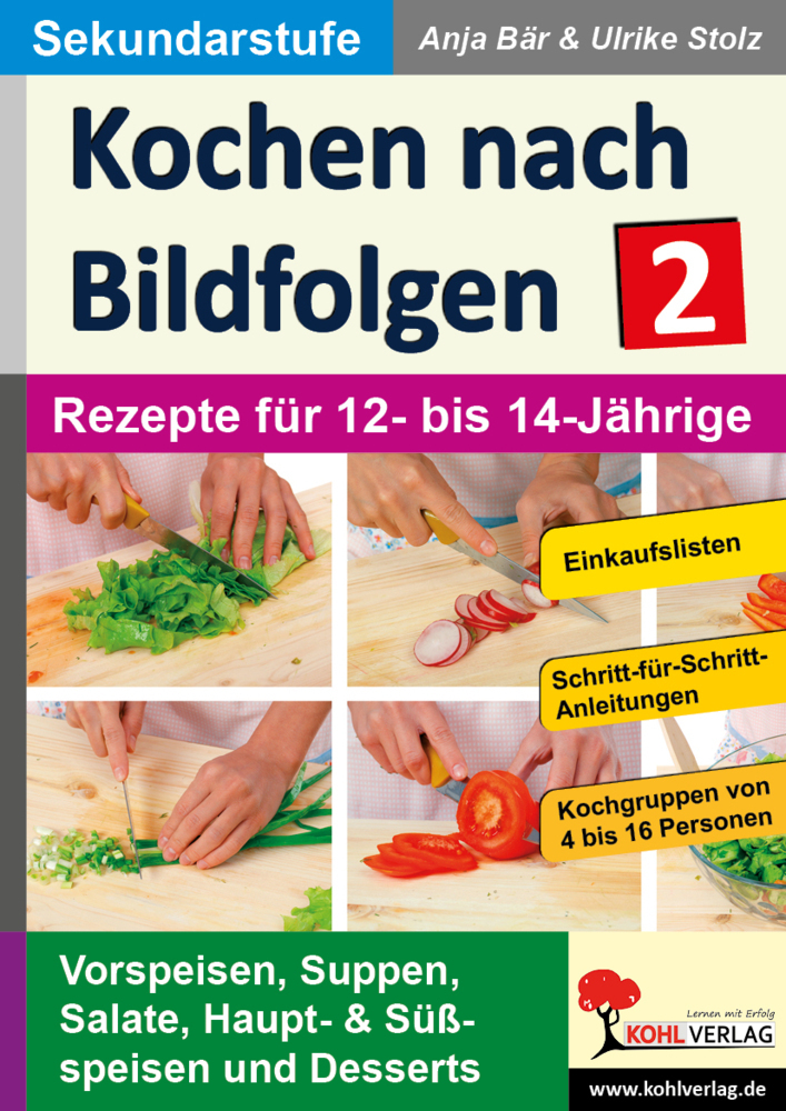 Cover: 9783956865824 | Kochen nach Bildfolgen. Bd.2 | Anja Bär (u. a.) | Taschenbuch | 2015