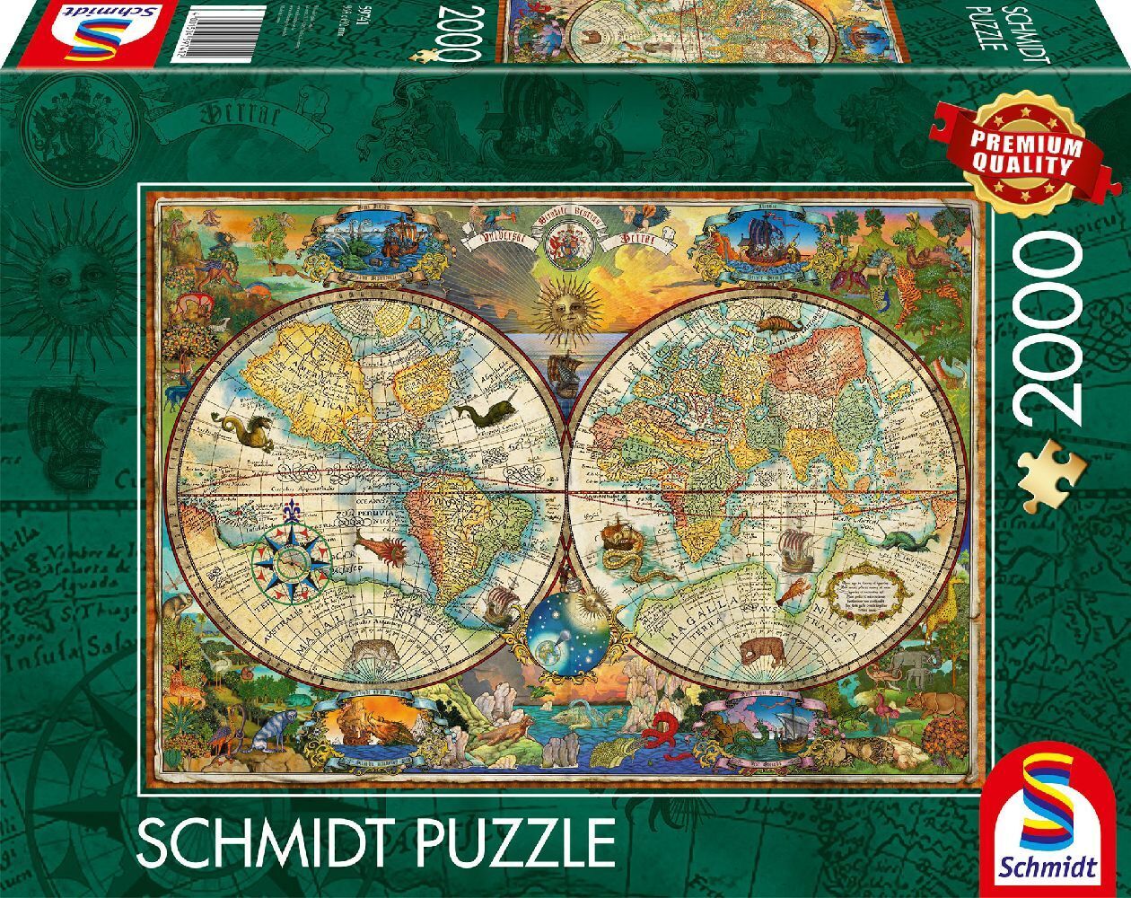 Cover: 4001504597412 | Gestalten der Erde | Puzzle Standard 2.000 Teile | Spiel | Schachtel