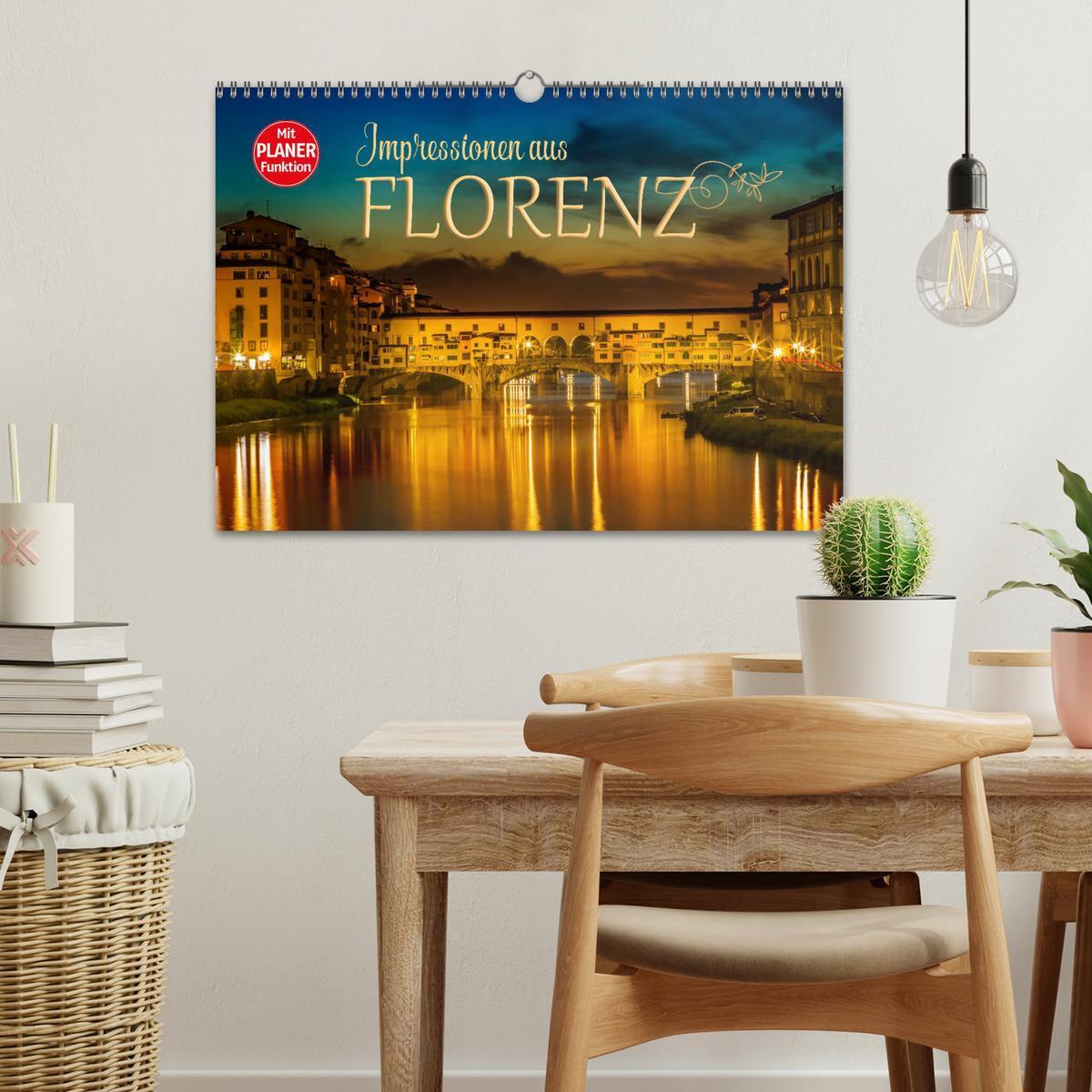 Bild: 9783435455553 | Impressionen aus FLORENZ (Wandkalender 2025 DIN A3 quer), CALVENDO...