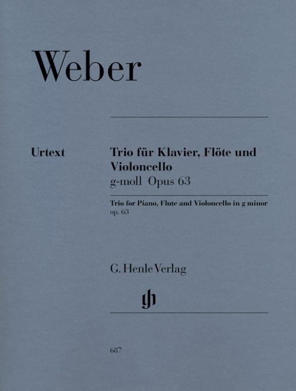 Cover: 9790201806877 | Weber, Carl Maria von - Trio g-moll op. 63 für Klavier, Flöte und...