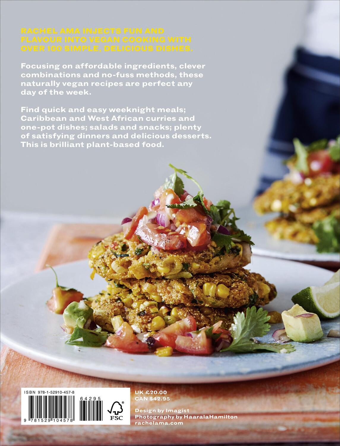 Rückseite: 9781529104578 | Rachel Ama's Vegan Eats: Tasty Plant-Based Recipes for Every Day | Ama