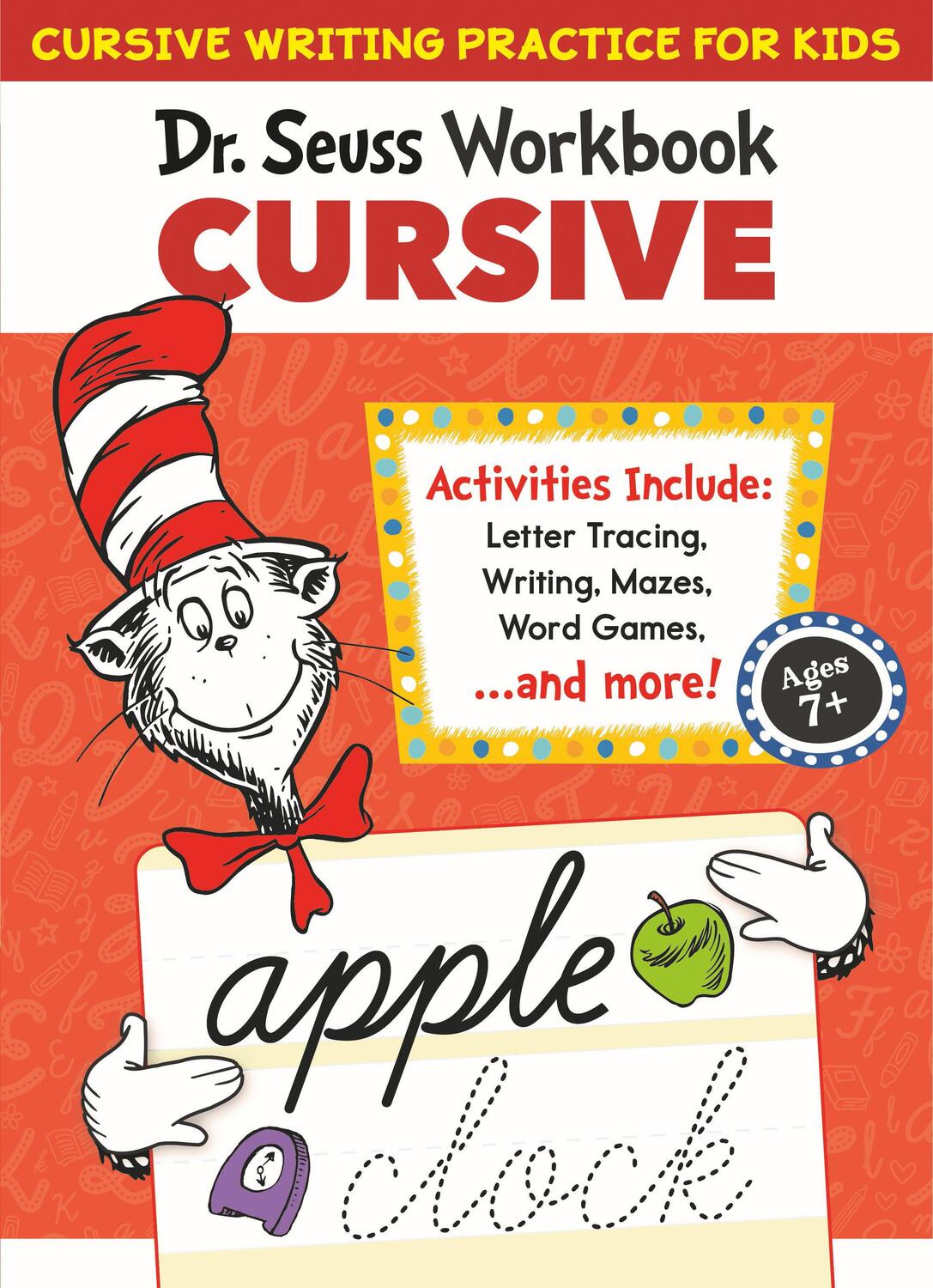 Cover: 9780593712450 | Dr. Seuss Cursive Workbook | Beginner Cursive Handwriting for Kids