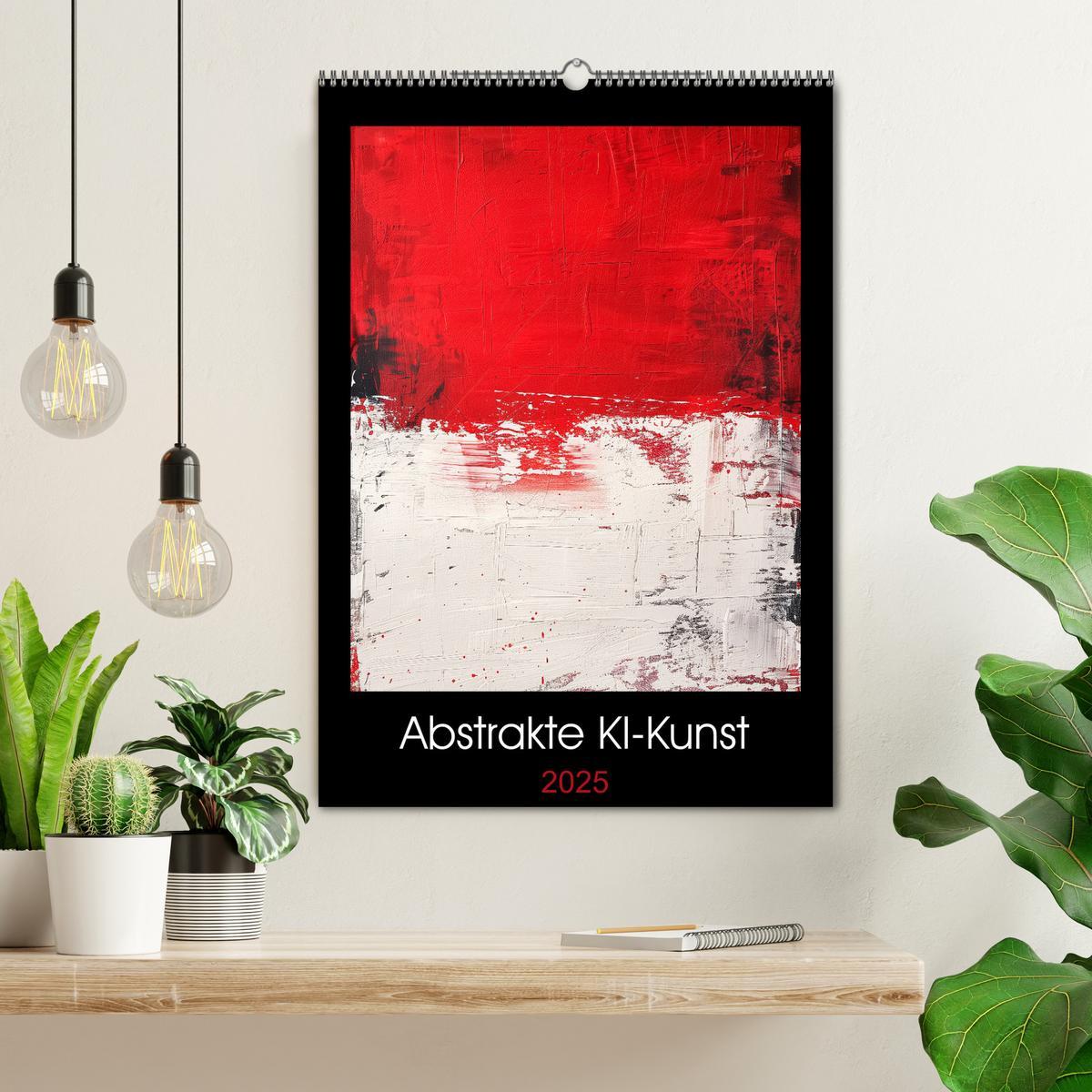 Bild: 9783383830136 | Abstrakte KI-Kunst (Wandkalender 2025 DIN A2 hoch), CALVENDO...