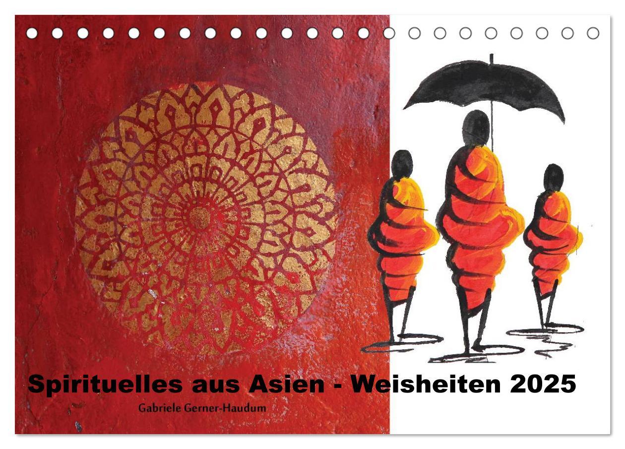 Cover: 9783435666157 | Spirituelles aus Asien - Weisheiten 2025 (Tischkalender 2025 DIN A5...