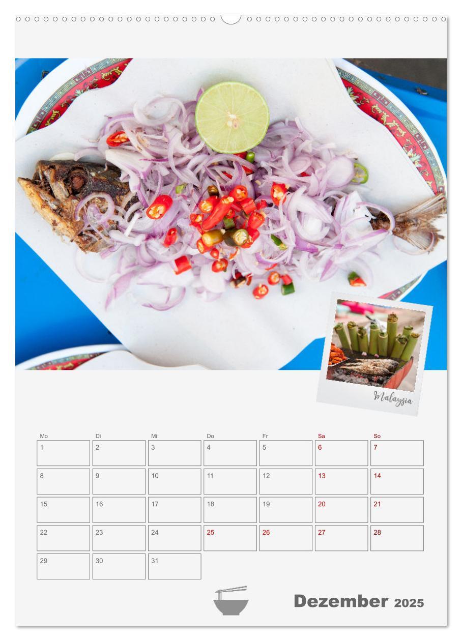 Bild: 9783435906482 | Street Food - Küchenplaner (Wandkalender 2025 DIN A2 hoch),...