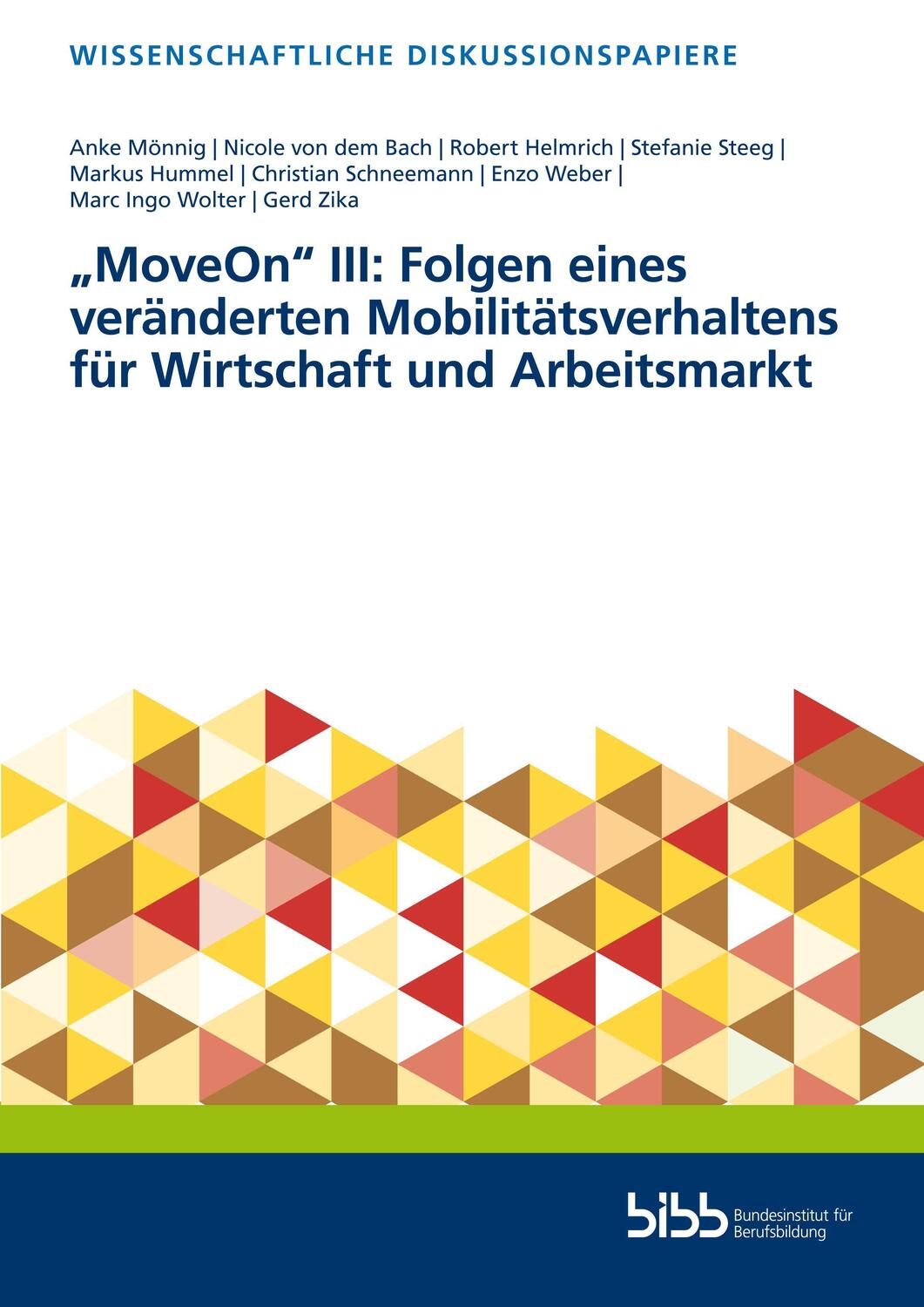 Cover: 9783847429210 | "MoveOn" III: Folgen eines veränderten Mobilitätsverhaltens für...