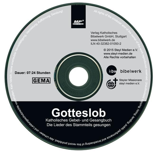 Bild: 4032382010502 | Gotteslob gesungen (1 MP3-CD) | Audio-CD | 7:24 Std. | Deutsch | 2015