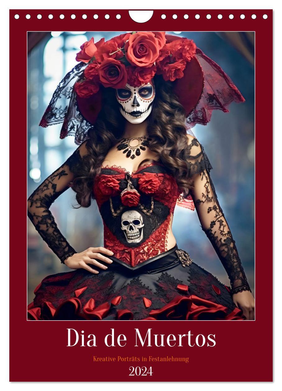 Cover: 9783383477317 | Dia de Muertos Kreative Porträts in Festanlehnung (Wandkalender...