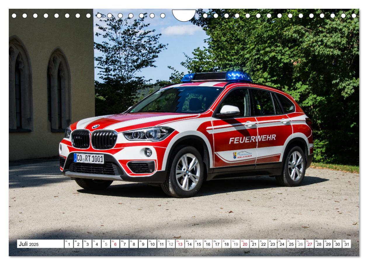 Bild: 9783435338351 | Feuerwehrfahrzeuge (Wandkalender 2025 DIN A4 quer), CALVENDO...