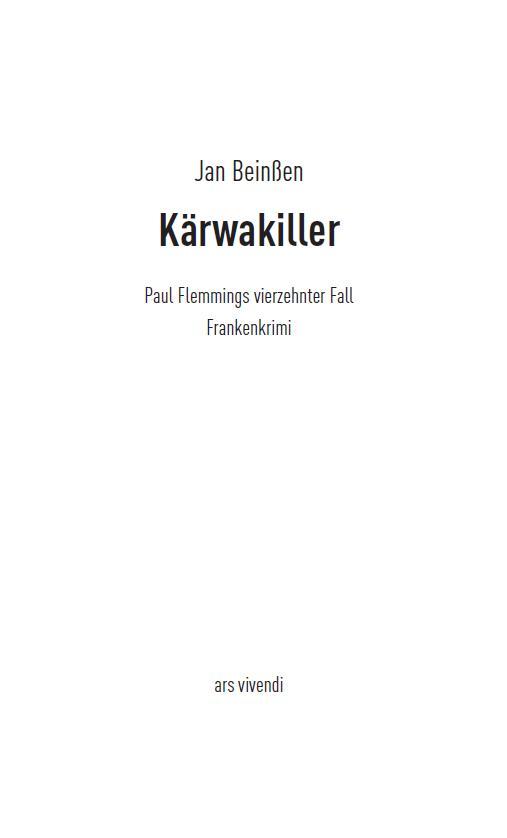 Bild: 9783747200148 | Kärwakiller | Paul Flemmings 14. Fall | Jan Beinßen | Taschenbuch