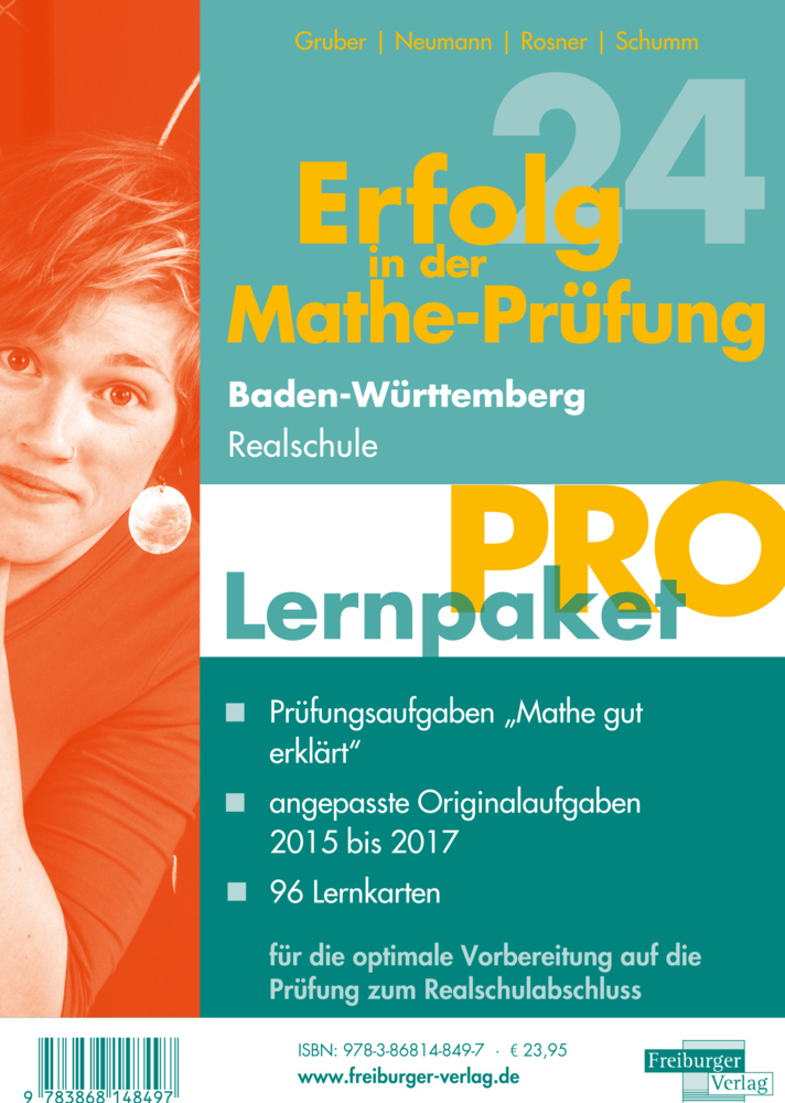 Cover: 9783868148497 | Lernpaket Pro Realschulabschluss 2024 Baden-Württemberg, 3 Teile