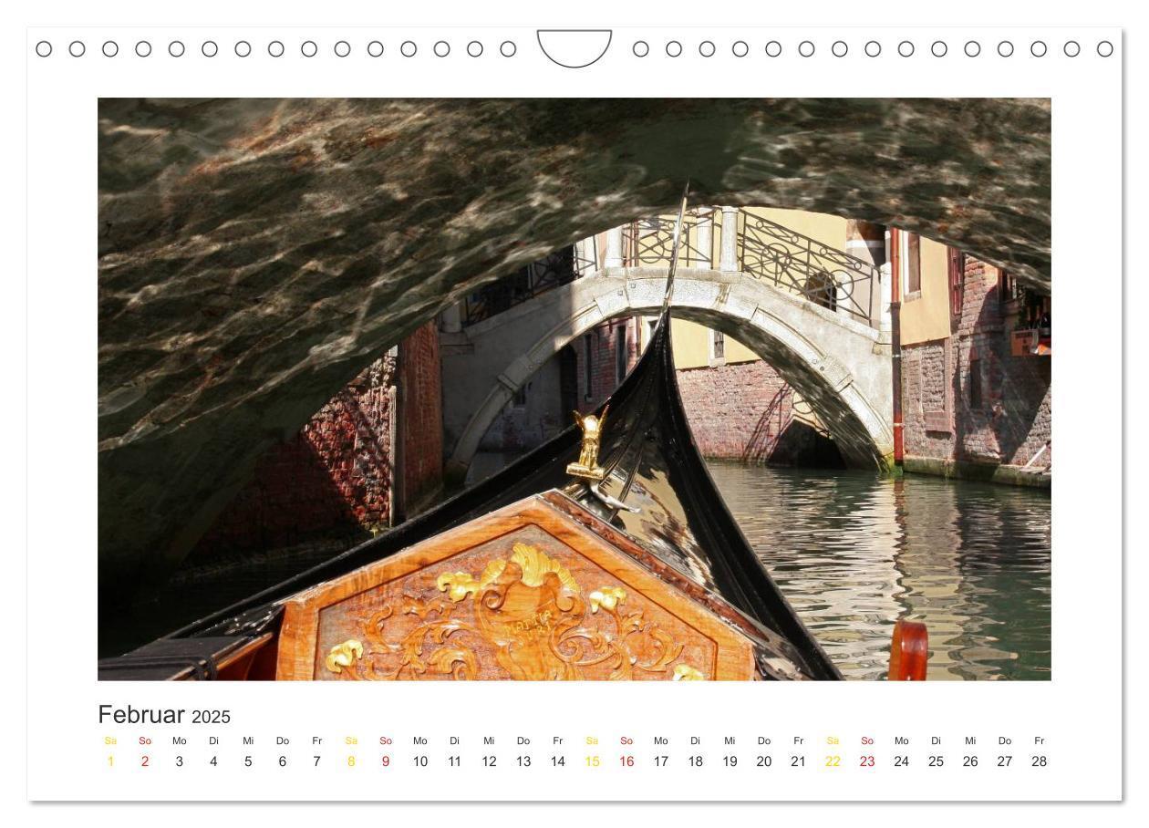 Bild: 9783435820450 | Venedig (Wandkalender 2025 DIN A4 quer), CALVENDO Monatskalender