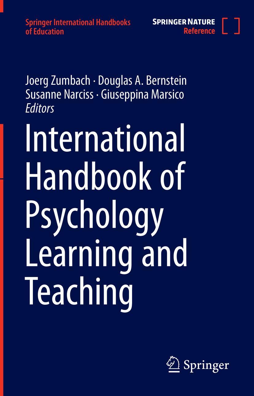 Cover: 9783030287443 | International Handbook of Psychology Learning and Teaching | Buch