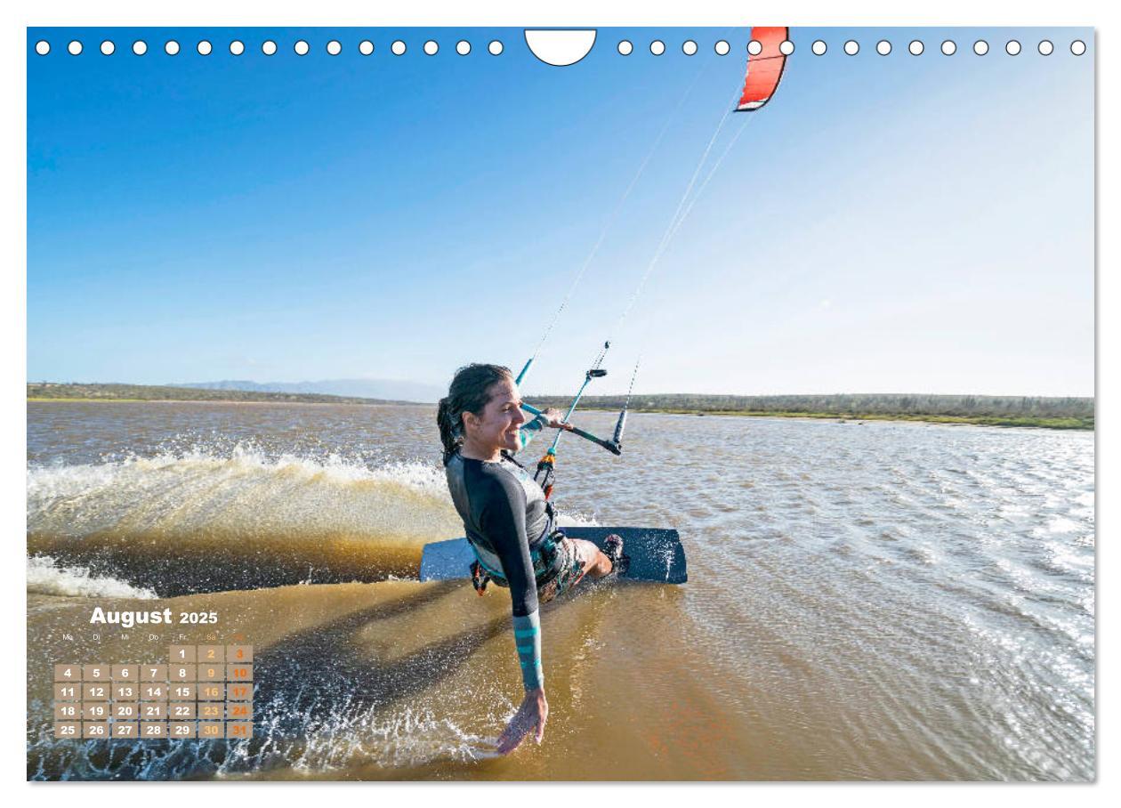 Bild: 9783457161364 | Kitesurfen: Mit Drachen am Meer (Wandkalender 2025 DIN A4 quer),...