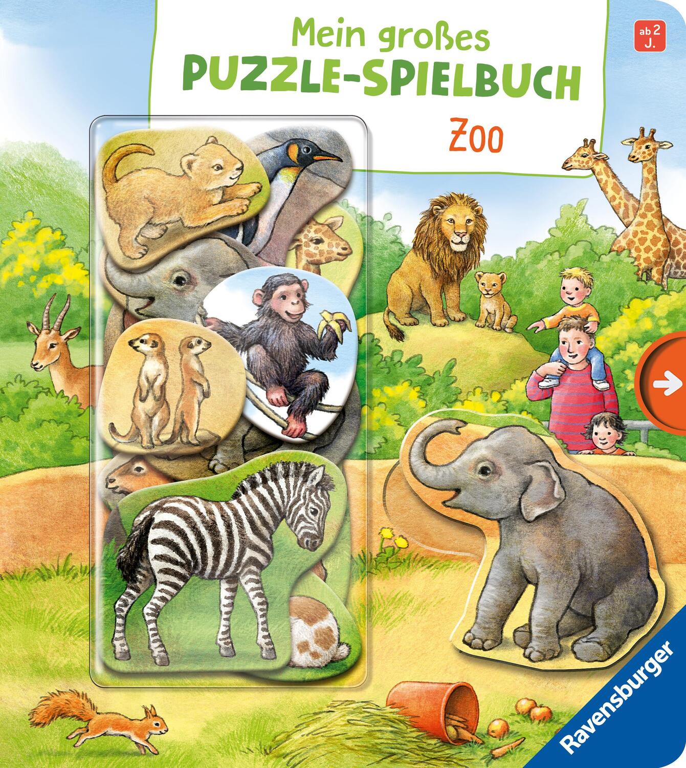 Cover: 9783473436538 | Mein großes Puzzle-Spielbuch Zoo | Anne Möller | Buch | Deutsch | 2017
