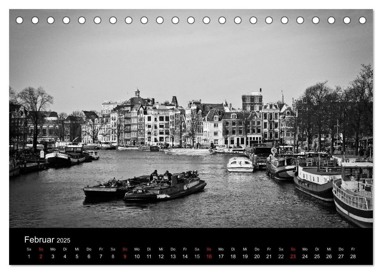 Bild: 9783435780075 | Amsterdam 2025 (Tischkalender 2025 DIN A5 quer), CALVENDO...