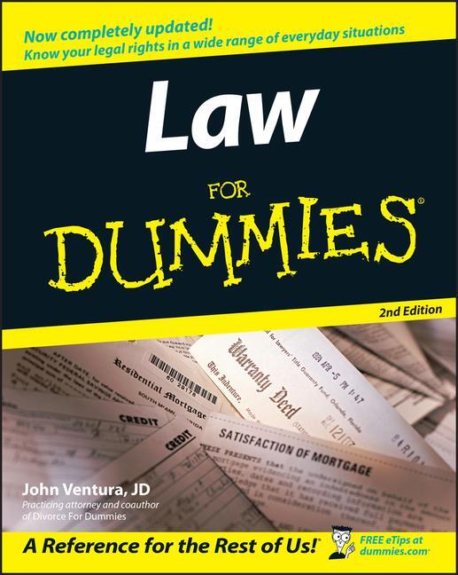 Cover: 9780764558306 | Law For Dummies | John Ventura | Taschenbuch | Kartoniert / Broschiert