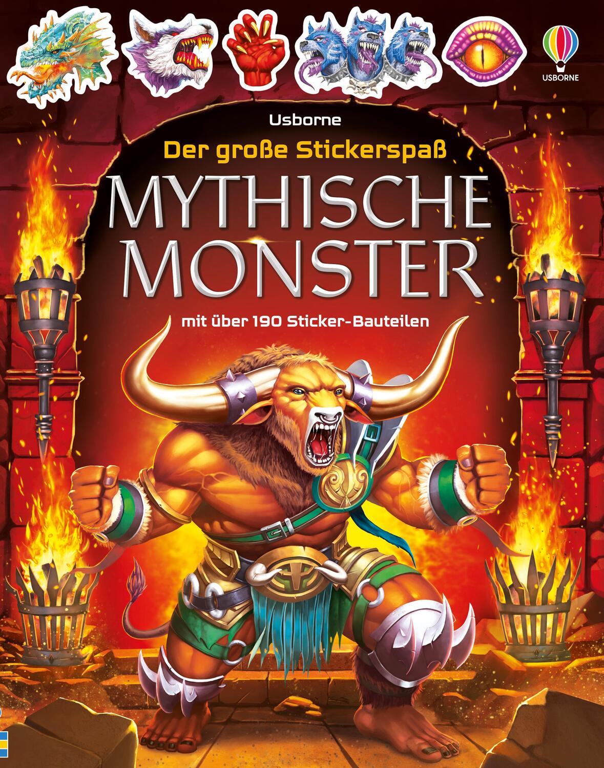 Cover: 9781789417340 | Der große Stickerspaß: Mythische Monster | Simon Tudhope | Taschenbuch