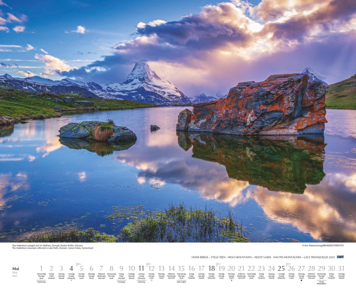 Bild: 4250809653570 | DUMONT - Hohe Berge - Stille Seen 2025 Wandkalender, 52x42,5cm,...