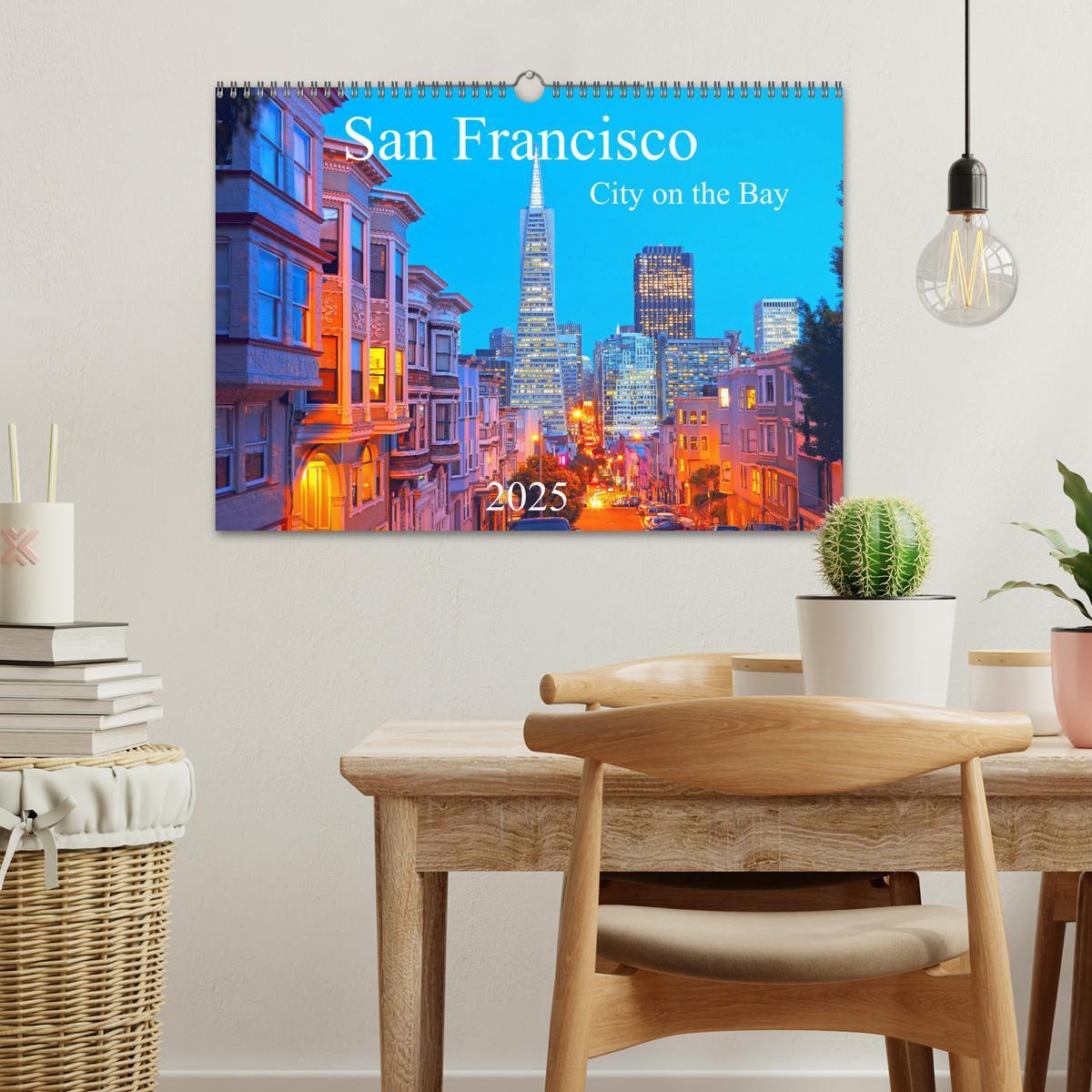 Bild: 9783435110155 | San Francisco - City on the Bay (Wandkalender 2025 DIN A3 quer),...