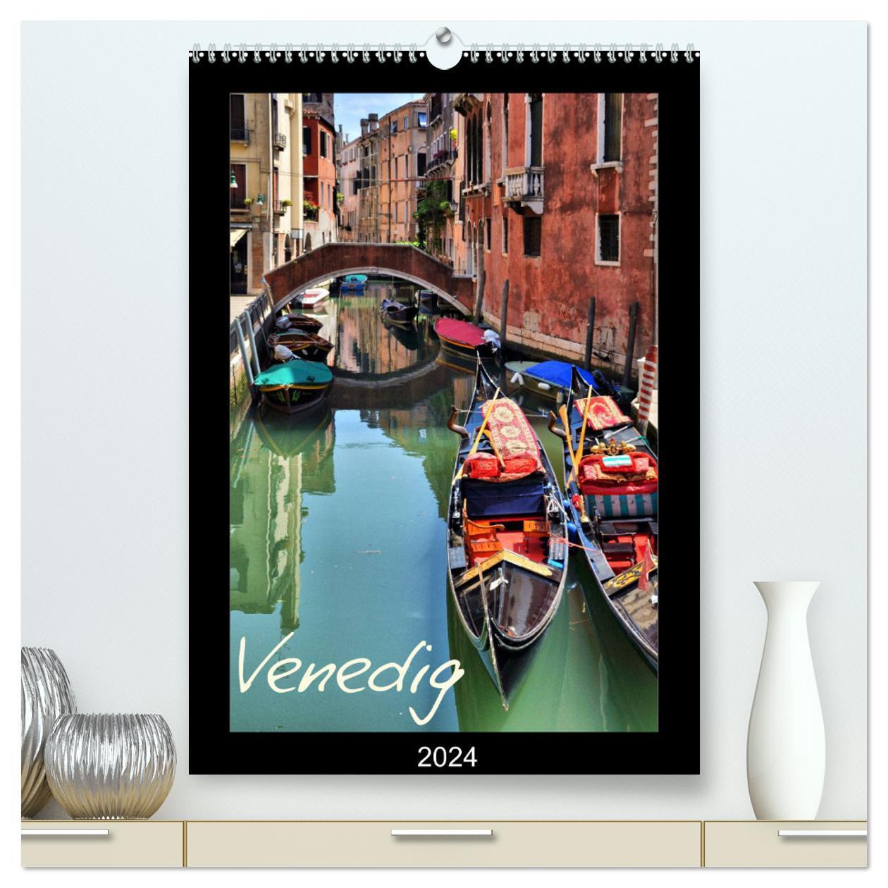 Cover: 9783383589065 | Venedig (hochwertiger Premium Wandkalender 2024 DIN A2 hoch),...