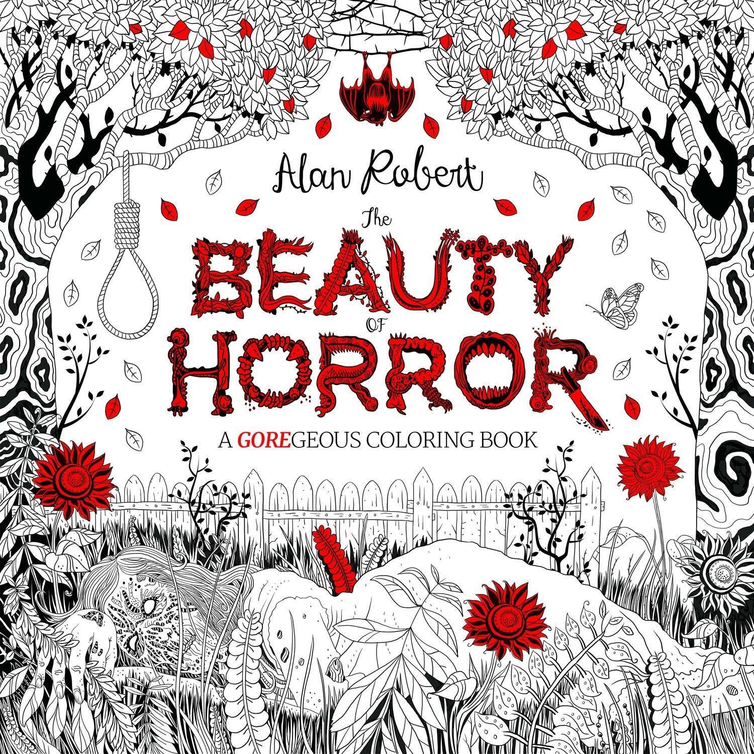Cover: 9781631407284 | The Beauty of Horror 1: A Goregeous Coloring Book | Alan Robert | Buch