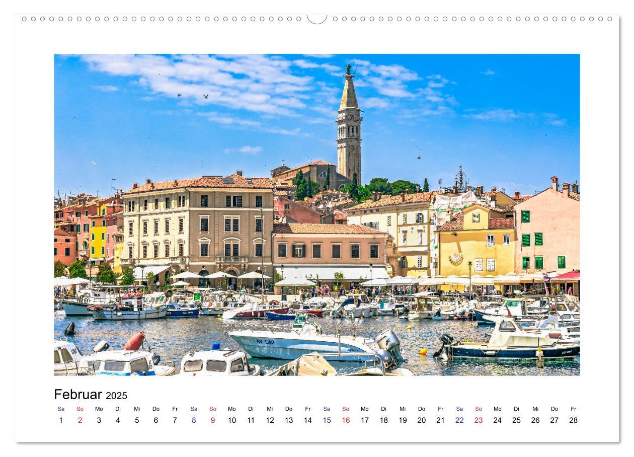 Bild: 9783435175352 | Istrien - Piran ¿ Novigrad ¿ Rovinj ¿ Pula (Wandkalender 2025 DIN...