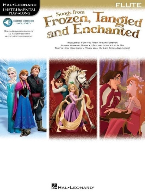 Cover: 888680005894 | Songs from Frozen, Tangled and Enchanted - Flute - Book/Online Audio