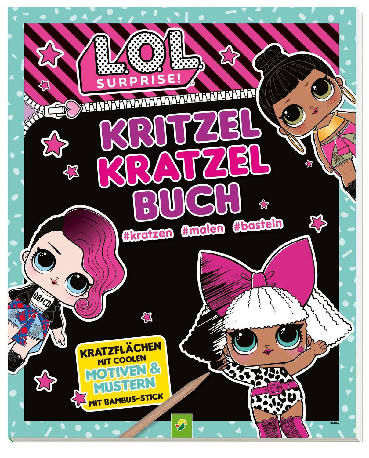 Cover: 9783849930677 | L.O.L. Surprise! Kritzel-Kratzel-Buch mit Bambus-Stick | Taschenbuch