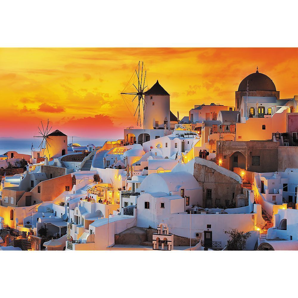 Bild: 5900511261950 | UFT Puzzle 1500 - Romantic Sunset: Santorini | Spiel | Kartonage