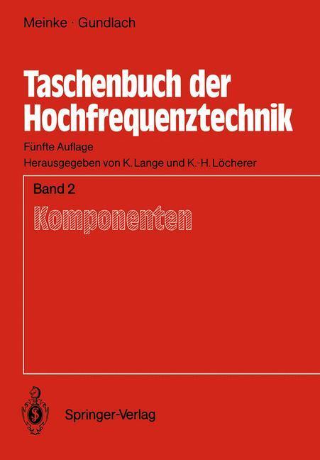 Cover: 9783540547150 | Taschenbuch der Hochfrequenztechnik | Band 2: Komponenten | Buch | XXV