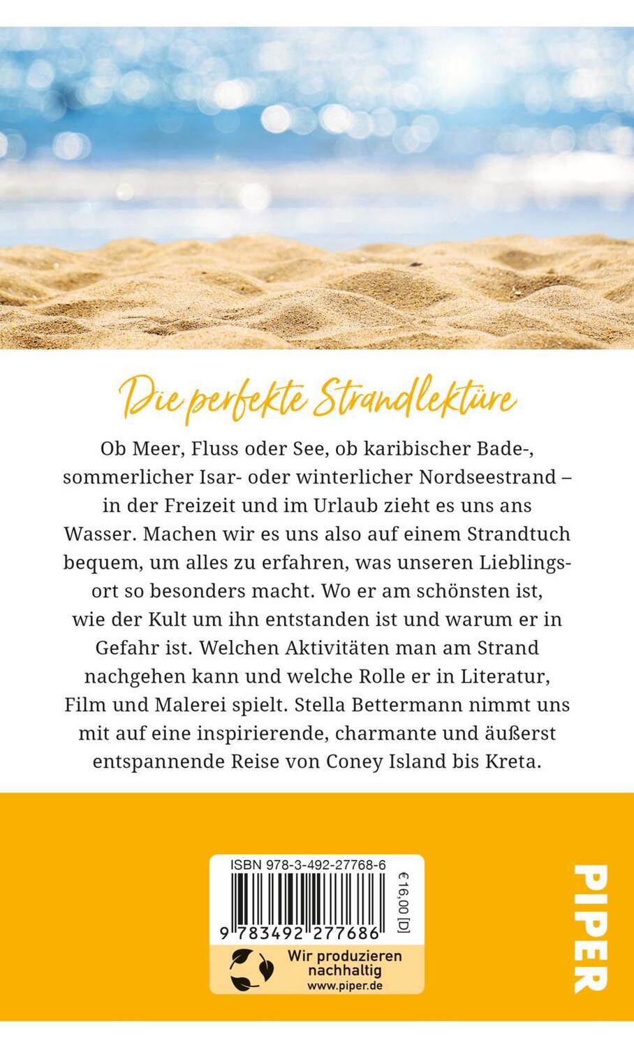 Rückseite: 9783492277686 | Gebrauchsanweisung für den Strand | Stella Bettermann | Taschenbuch