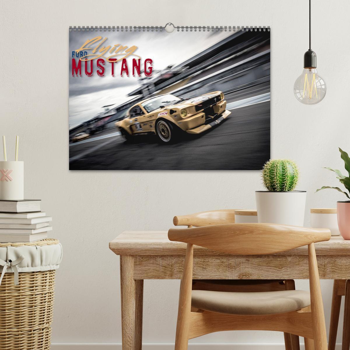 Bild: 9783435396290 | Flying Ford Mustang (Wandkalender 2025 DIN A3 quer), CALVENDO...