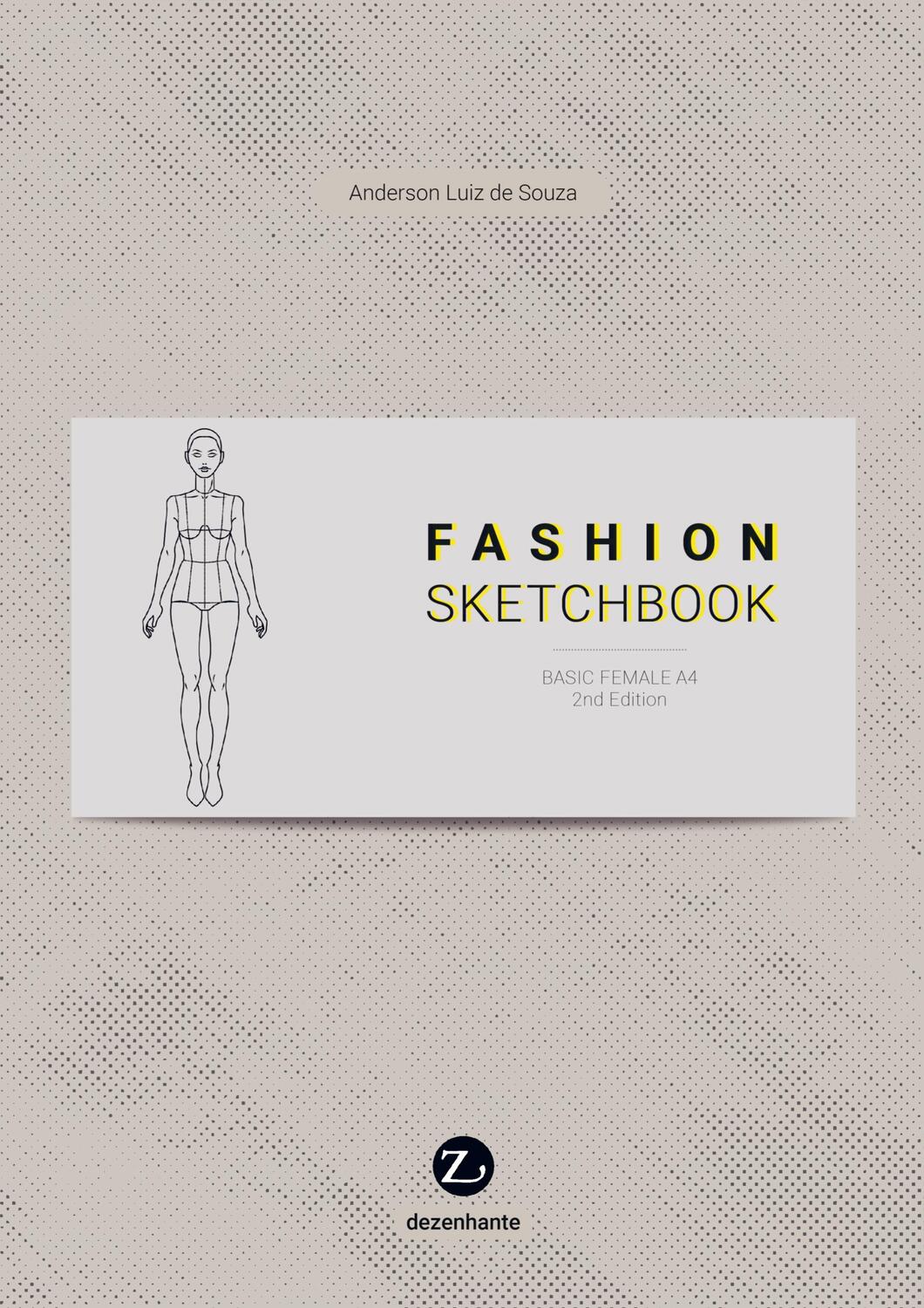 Cover: 9789403729930 | FASHION SKETCHBOOK | BASIC FEMALE A4 2nd Edition | Souza | Taschenbuch