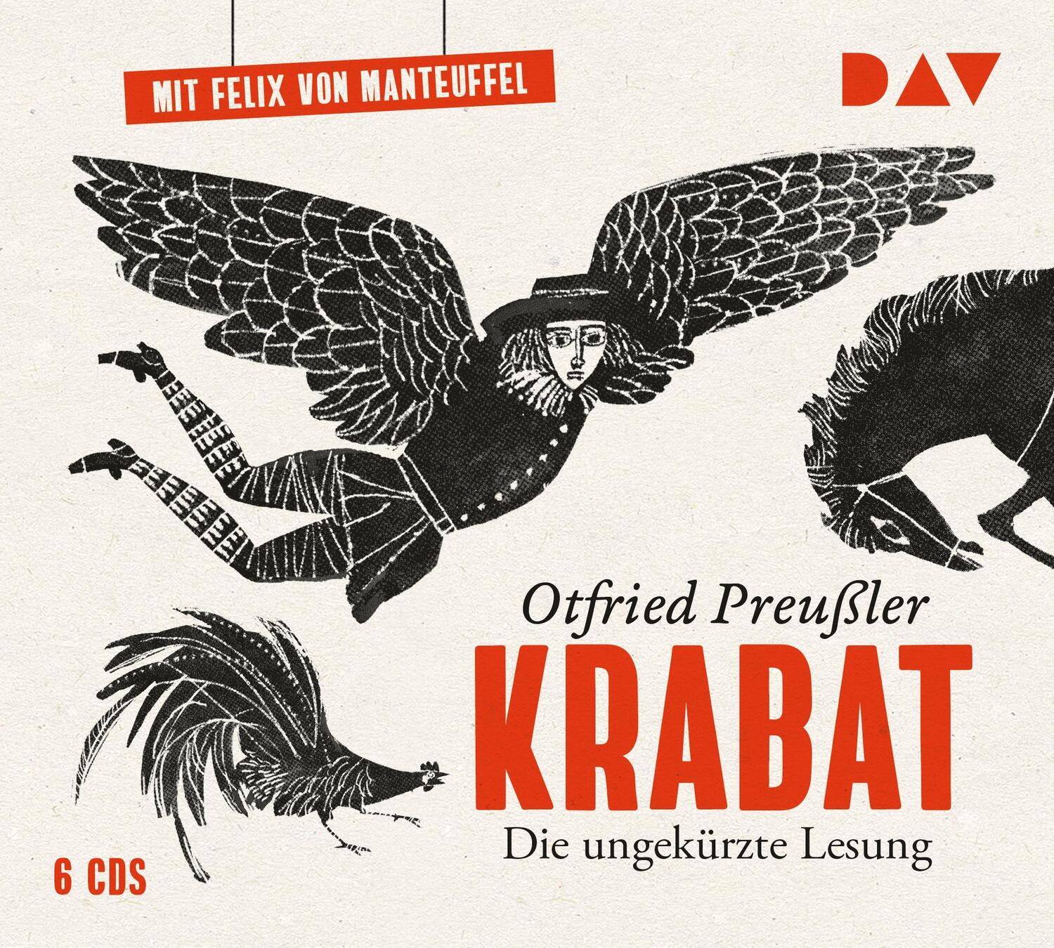 Cover: 9783742405012 | Krabat | Die ungekürzte Lesung mit Felix von Manteuffel | Preußler