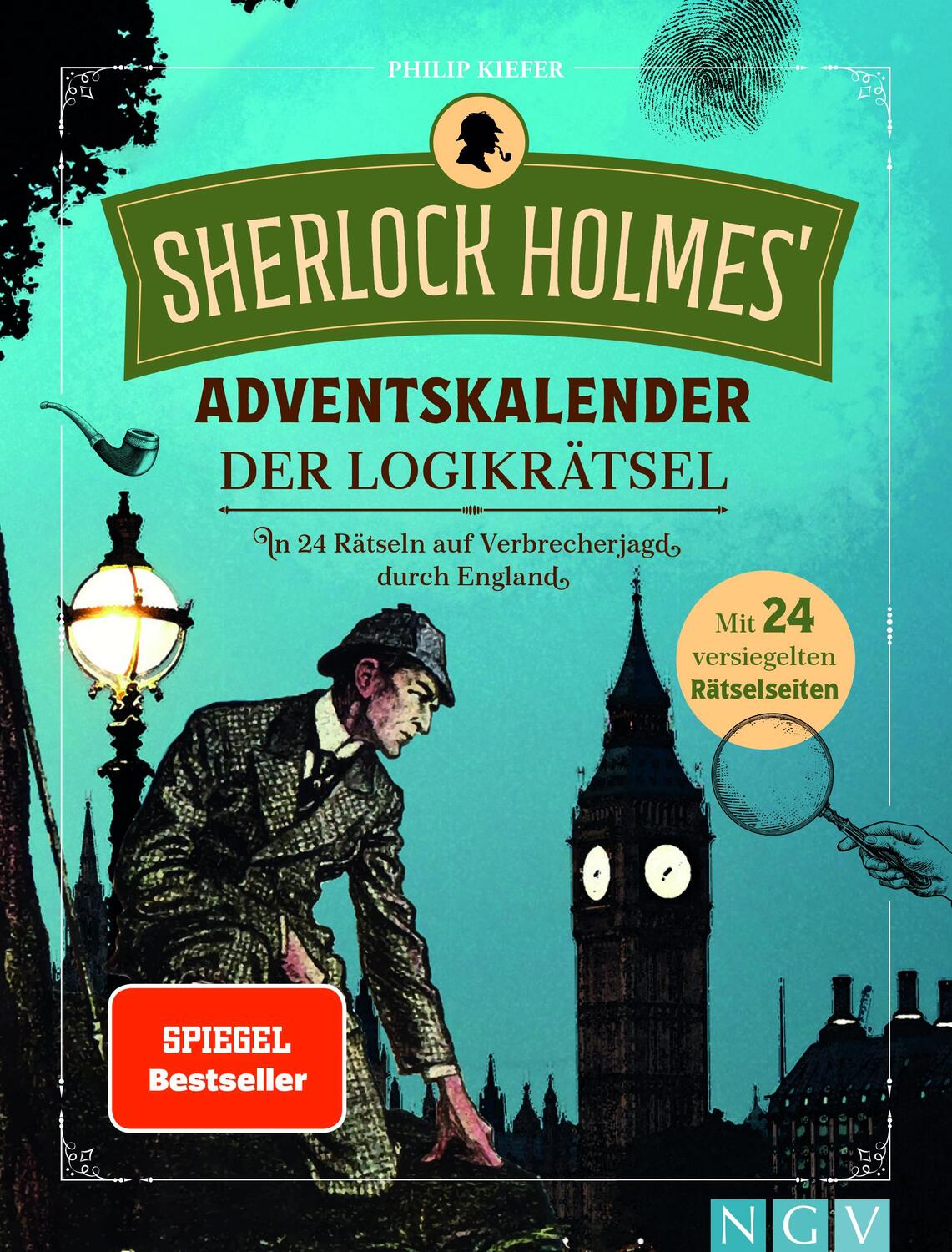 Cover: 9783625194514 | Sherlock Holmes' Adventskalender der Logikrätsel | Philip Kiefer
