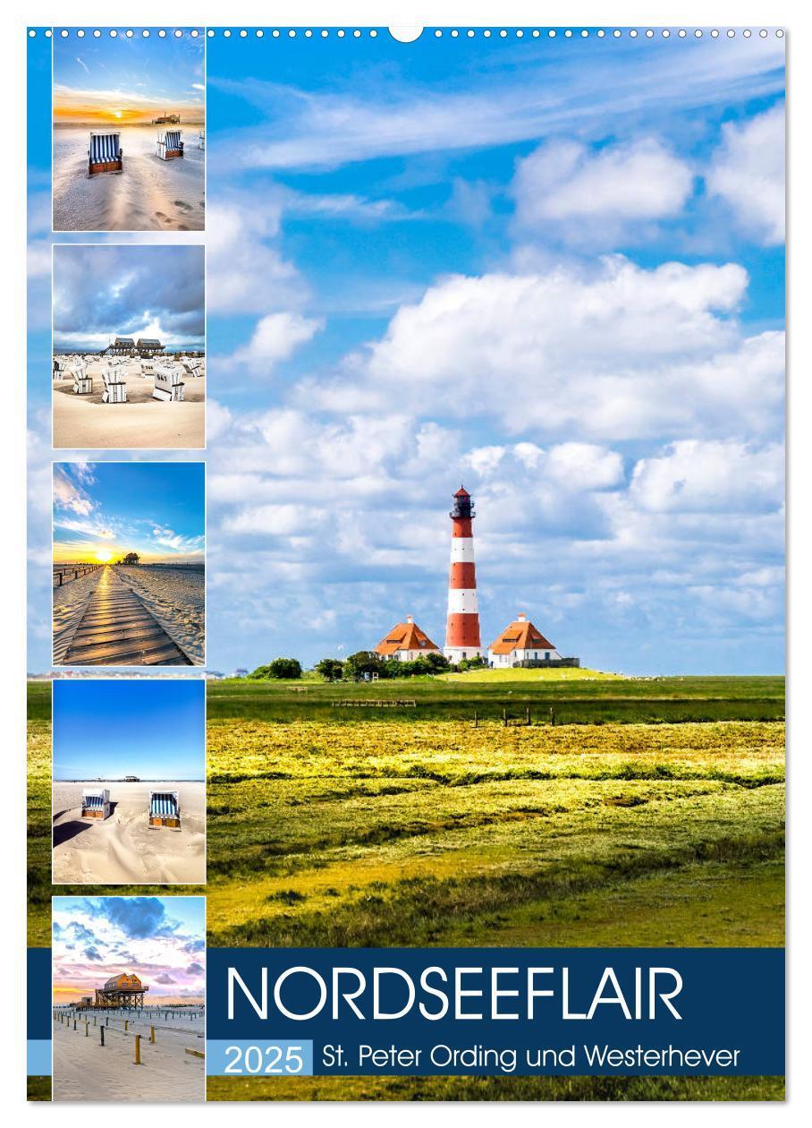 Cover: 9783435963843 | NORDSEEFLAIR - St. Peter Ording und Westerhever (Wandkalender 2025...