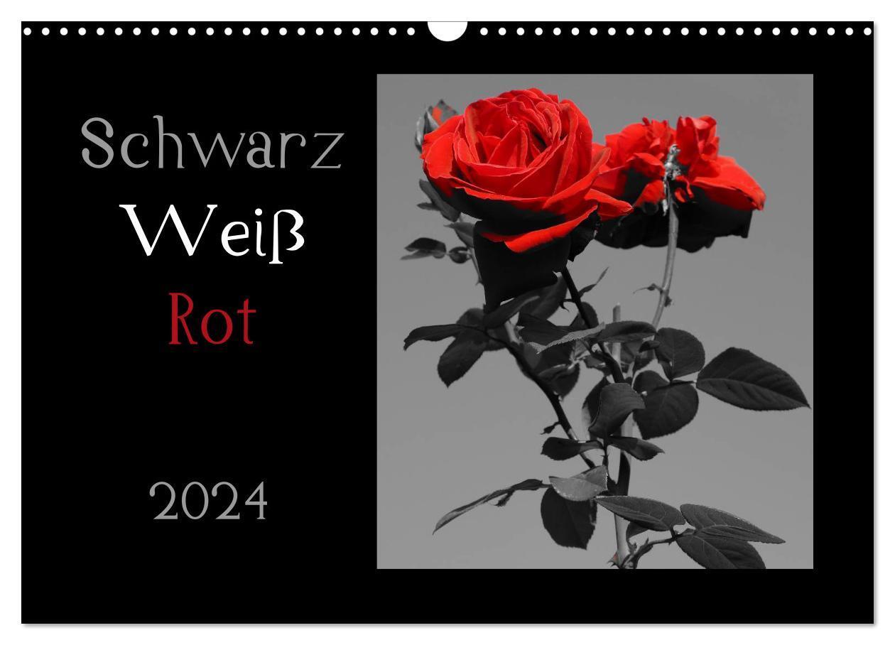 Cover: 9783383628771 | Schwarz-Weiß-Rot (Wandkalender 2024 DIN A3 quer), CALVENDO...