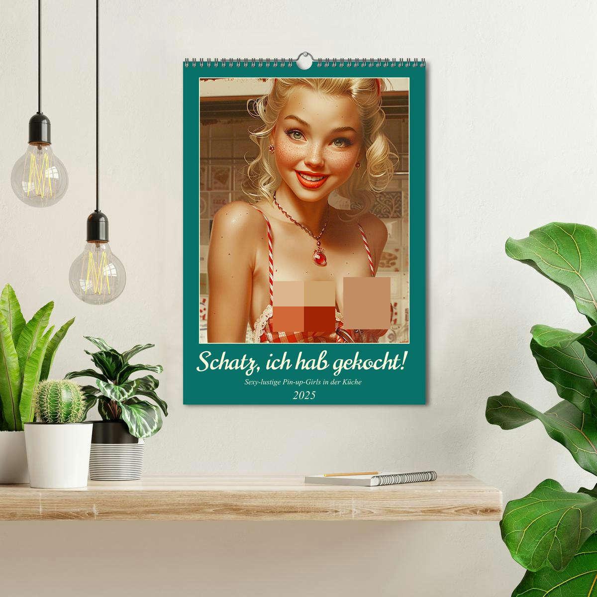 Bild: 9783457124345 | Schatz, ich hab gekocht! Sexy-lustige Pin-up-Girls in der Küche...