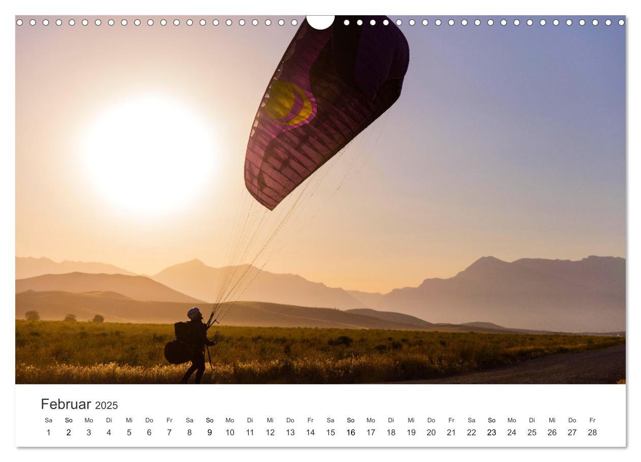 Bild: 9783383958090 | Paragleiten - Der Wunsch vom Fliegen. (Wandkalender 2025 DIN A3...