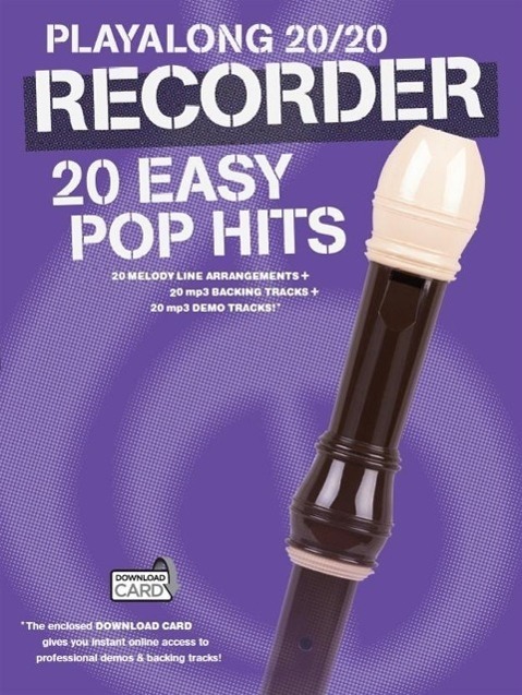Cover: 9781783059850 | Playalong 20/20 Recorder | 20 Easy Pop Hits | Corporation | Buch