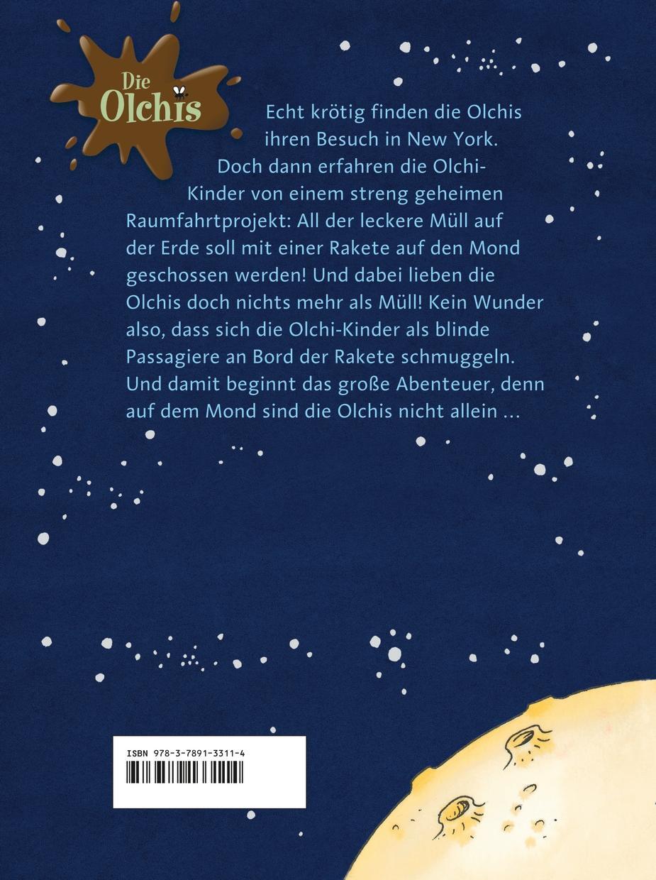 Rückseite: 9783789133114 | Die Olchis fliegen zum Mond | Erhard Dietl | Buch | Olchis | 144 S.