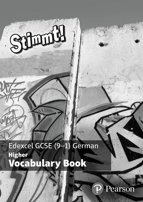 Cover: 9781292133447 | Stimmt! Edexcel GCSE German Higher Vocab Book (pack of 8) | Weir