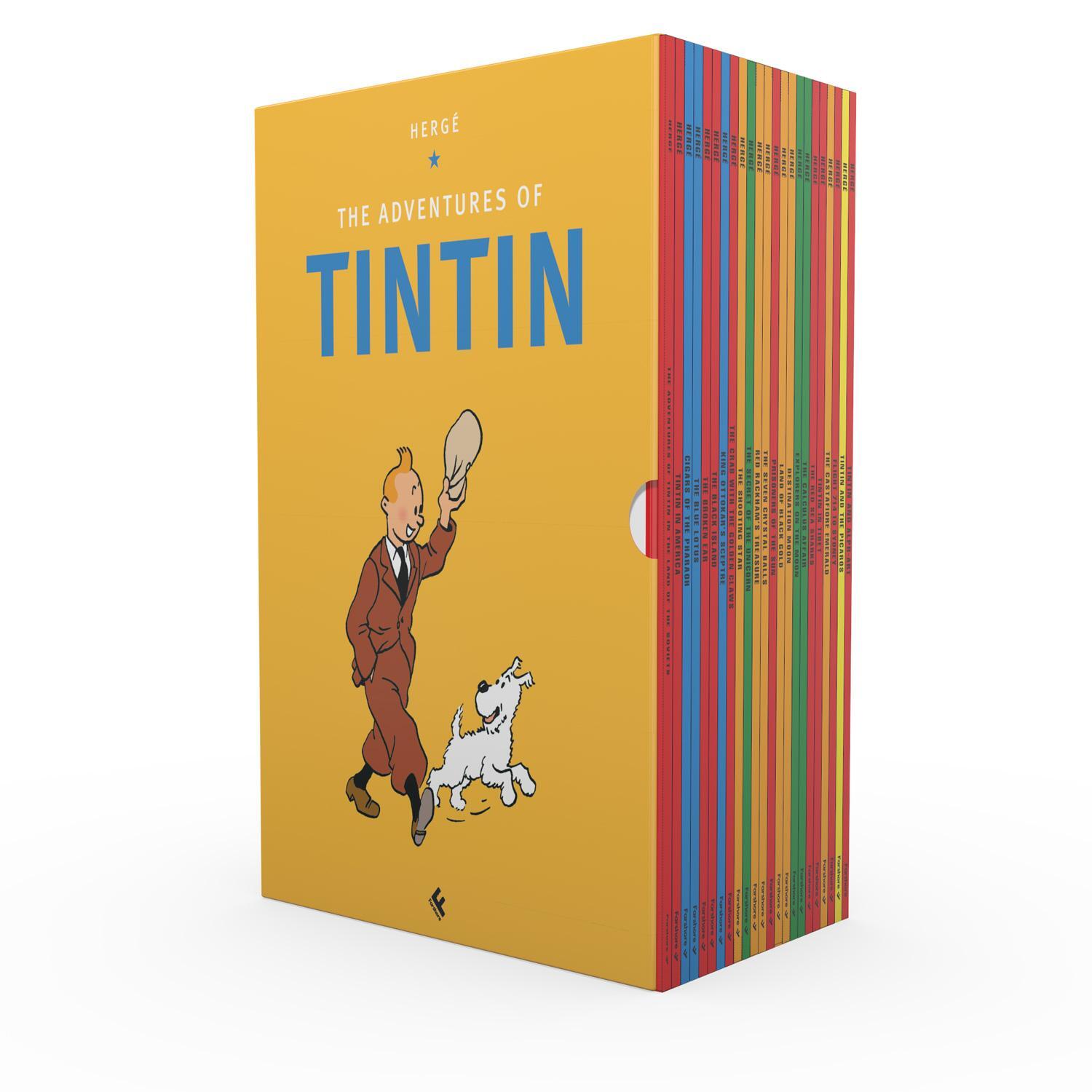 Cover: 9781405294577 | Tintin Paperback Boxed Set 23 titles | Complete Paperback Slipcase