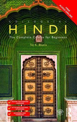 Cover: 9781138949720 | Colloquial Hindi | The Complete Course for Beginners | Tej K Bhatia