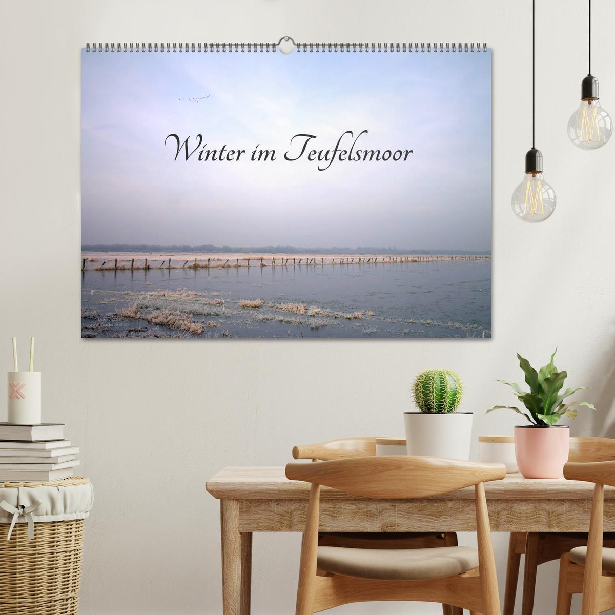 Bild: 9783435492497 | Winter im Teufelsmoor (Wandkalender 2025 DIN A2 quer), CALVENDO...