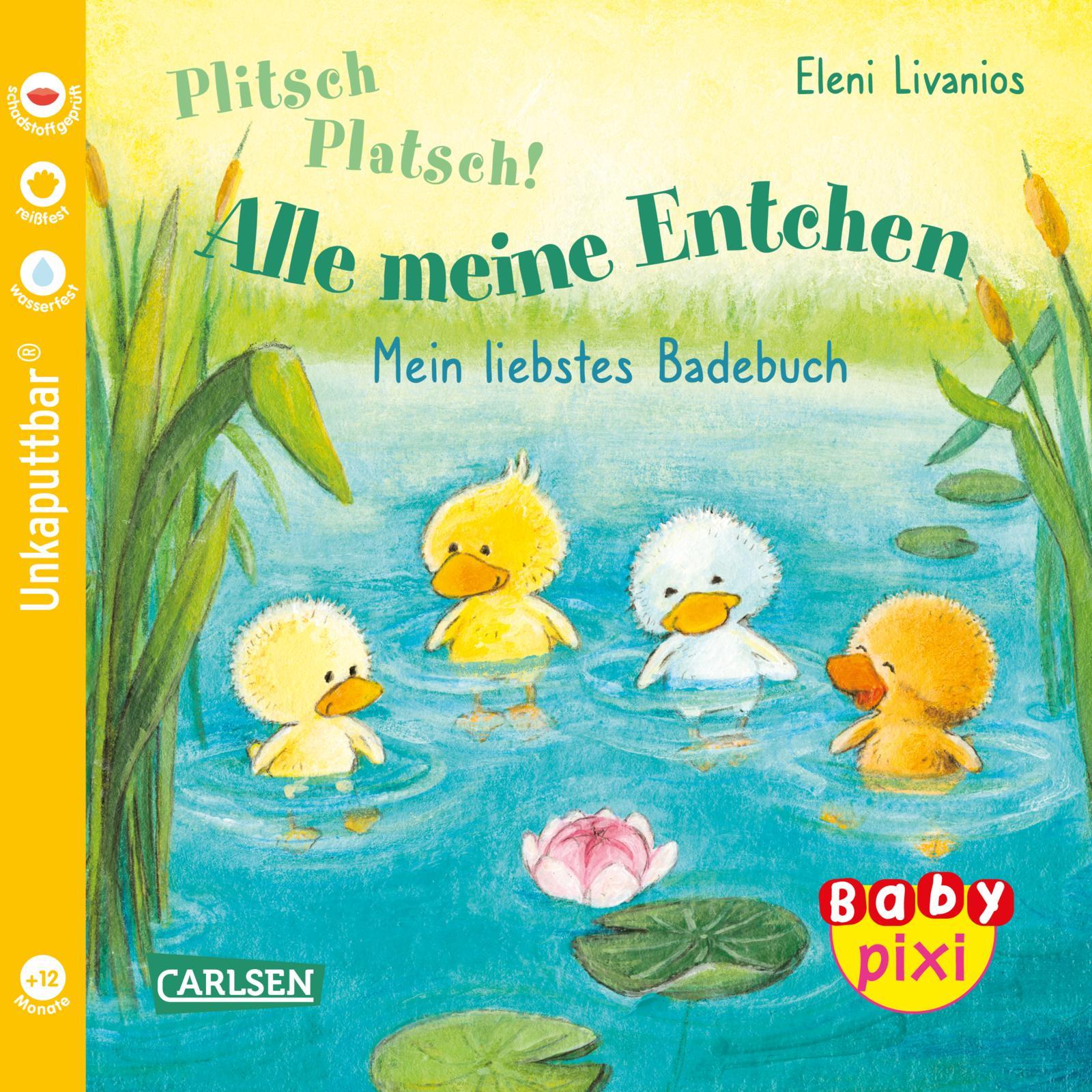 Cover: 9783551053213 | Baby Pixi (unkaputtbar) 105: VE 5 Plitsch, platsch! Alle meine...